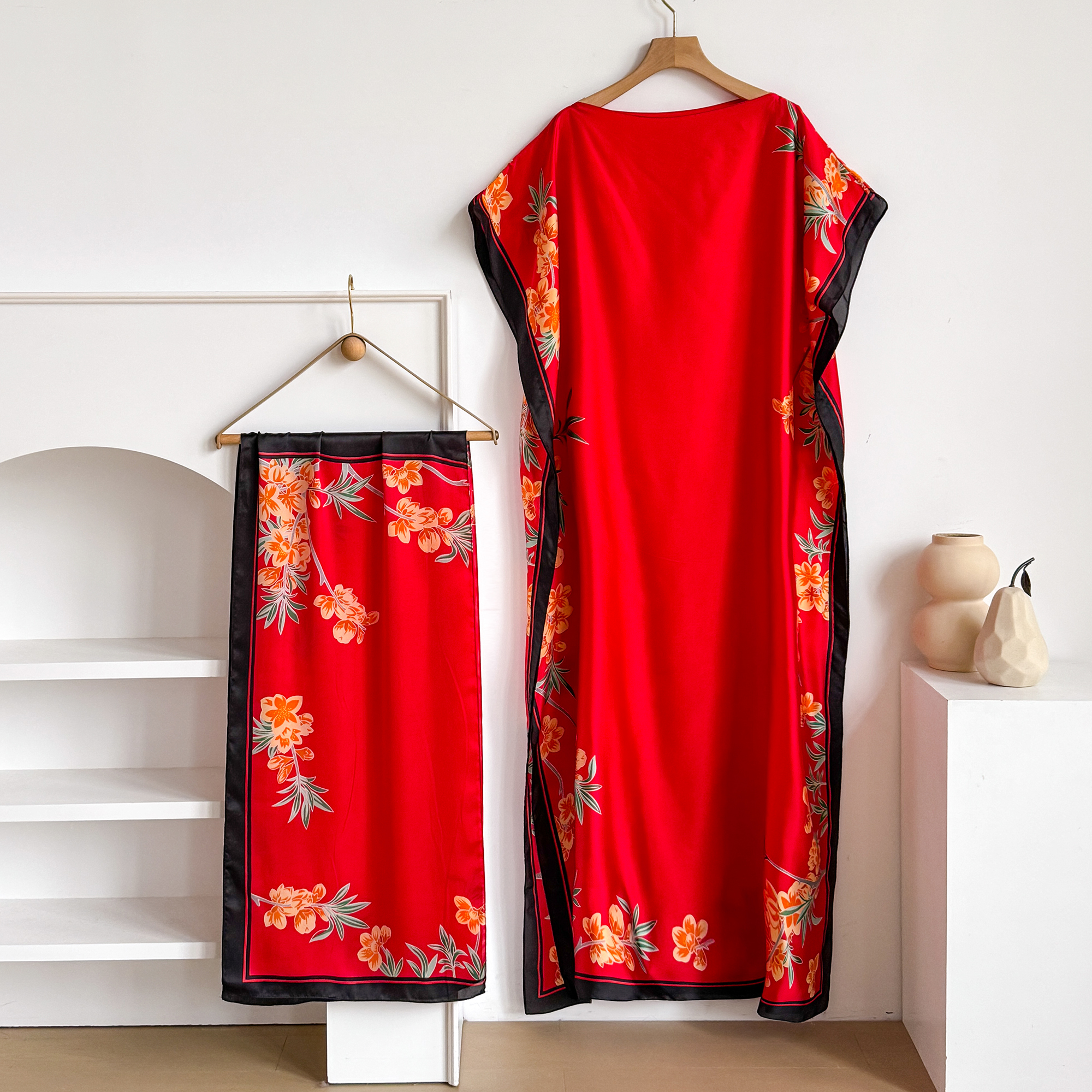 Robe Silk Women - Summer Fashion Oversize African Dress Women's