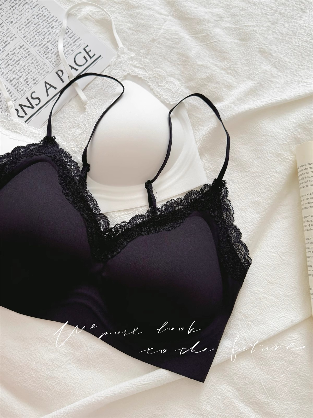 French Style Lace Bralette Fem - Bralette Wireless Soft incelemesi ve fiyatı