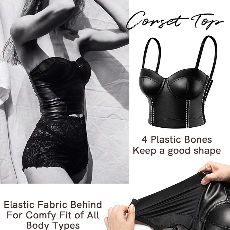 Women Leather Corset Bustiers  - Corset Waist Cinch incelemesi ve fiyatı