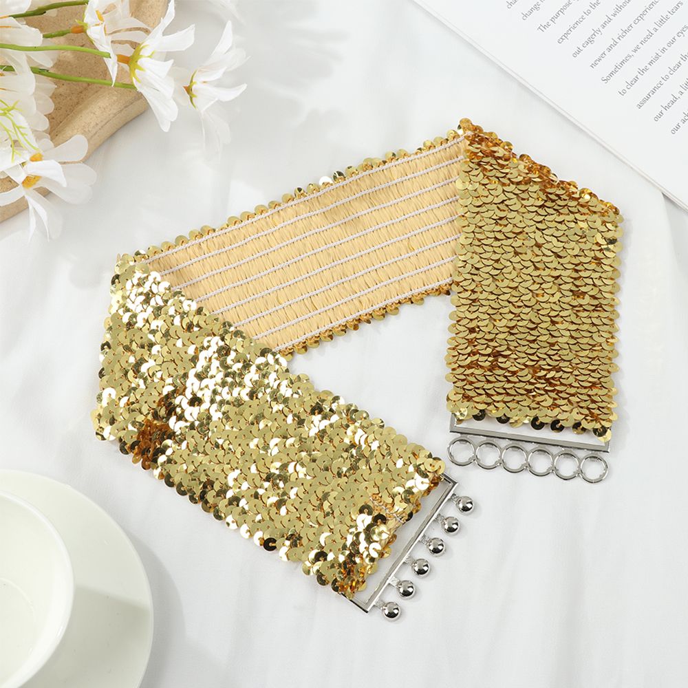 Fashion Cinch Stretch Sequin W - Corset Waist Cinch incelemesi ve fiyatı