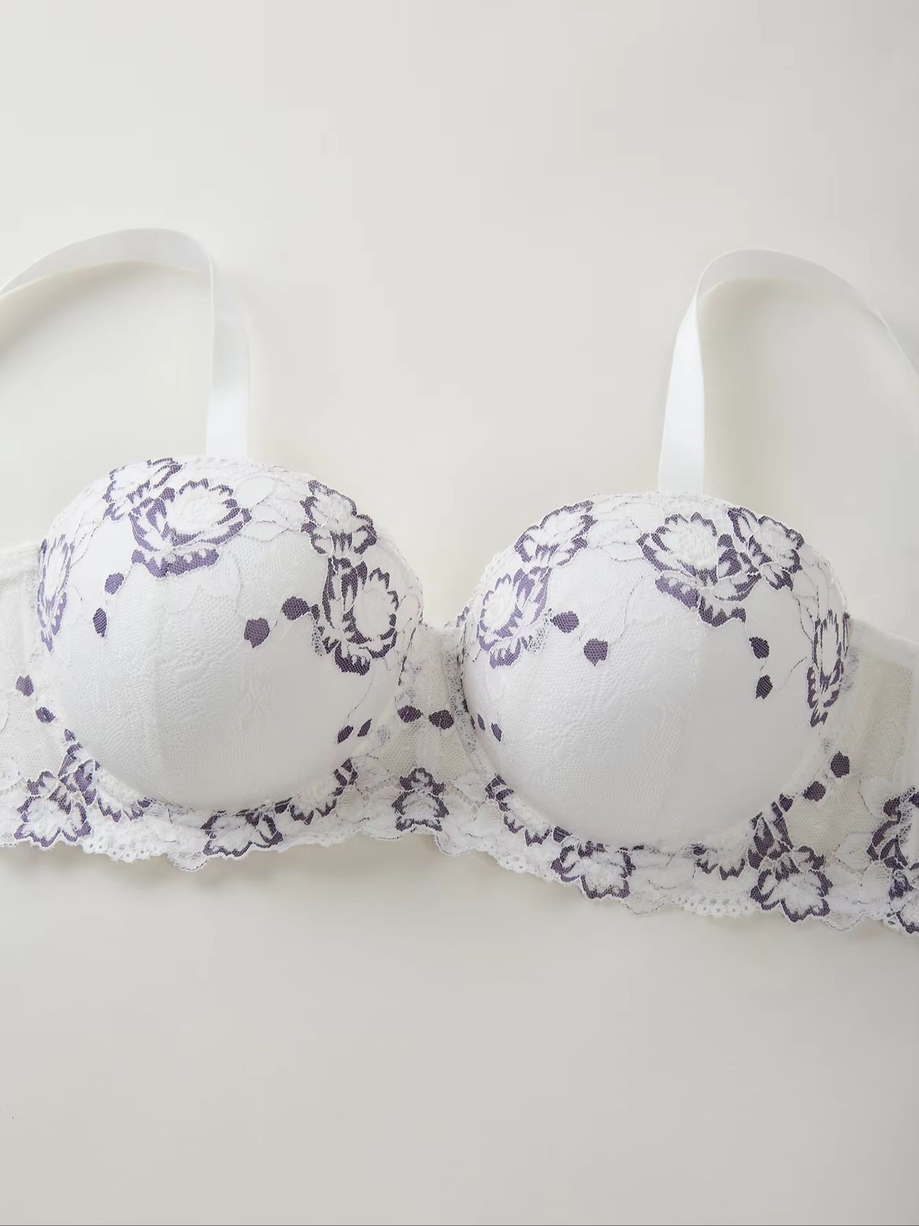 Plus Size Lace & Embroidery Wo - Push Up Bra Padded incelemesi ve fiyatı