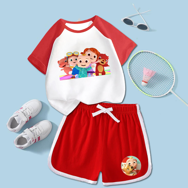 2PCS Cocomelons Kids T-shirts  - Boyshort Underwear incelemesi ve fiyatı