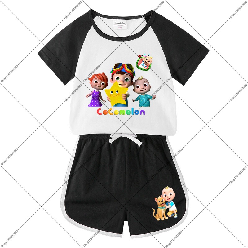 2PCS Cocomelons Kids T-shirts  - Boyshort Underwear incelemesi ve fiyatı