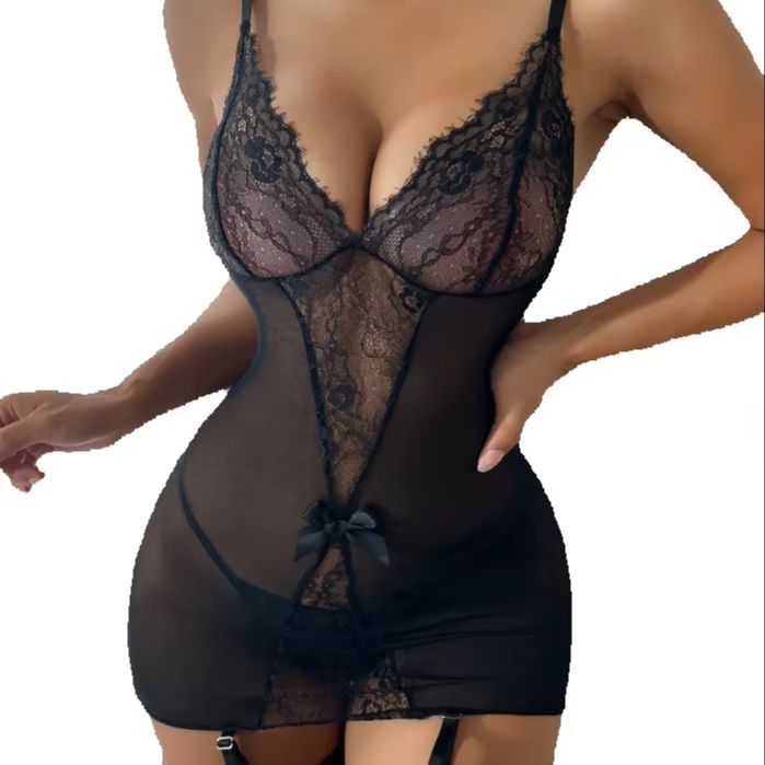 Lace Underwear Set with Stocki - Garter Belt Set incelemesi ve fiyatı