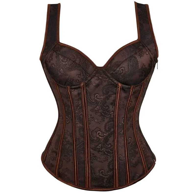 Women Floral Print Corset Top  - Shapewear Bodysuit Firm incelemesi ve fiyatı