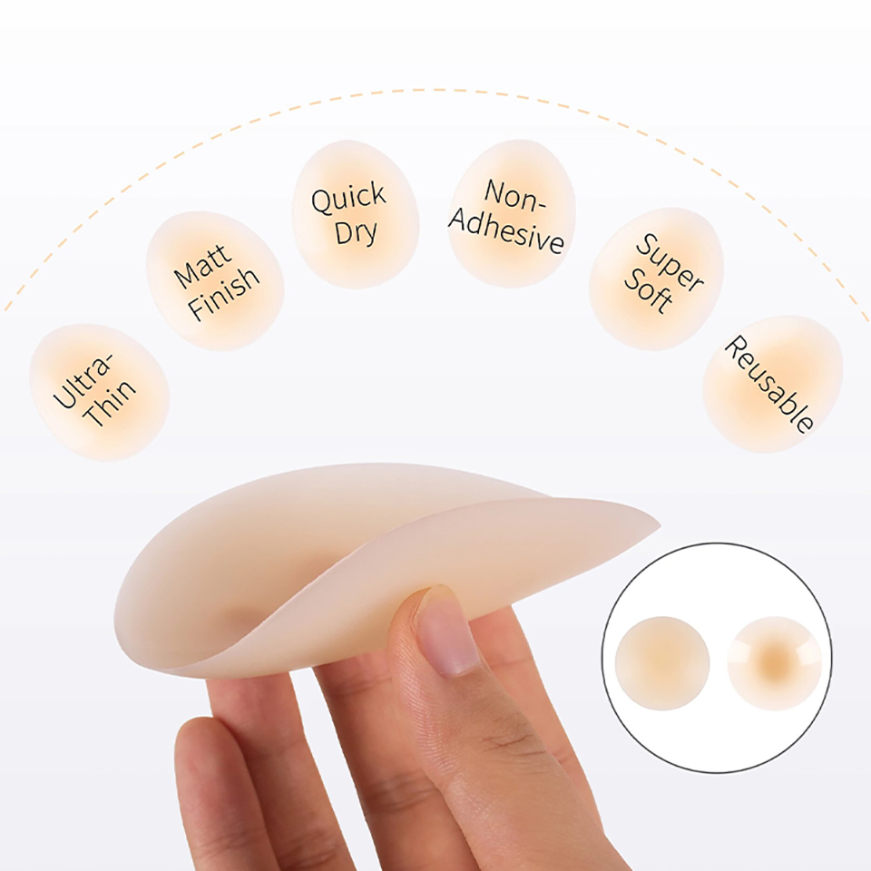 No Glue Self Adhesive Nipple C - Nipple Cover Pasties incelemesi ve fiyatı