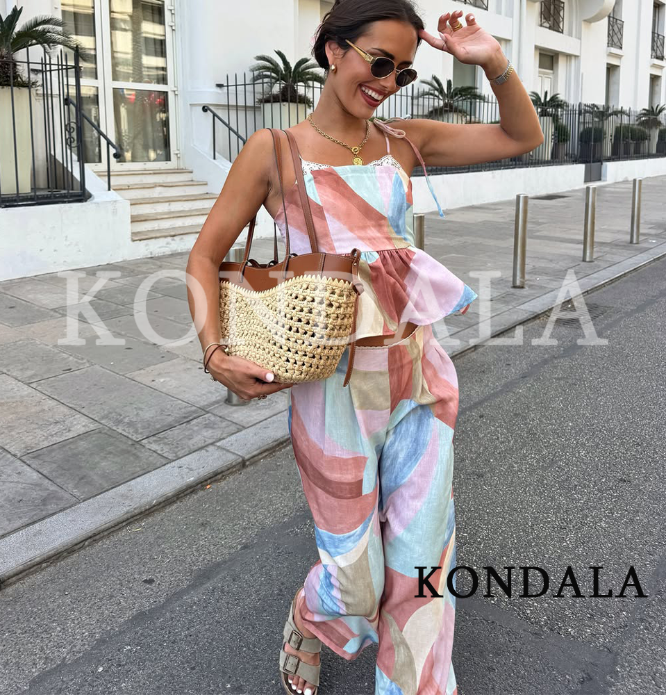 Women Trendy Holiday Printed L - Cami Top Lace incelemesi ve fiyatı