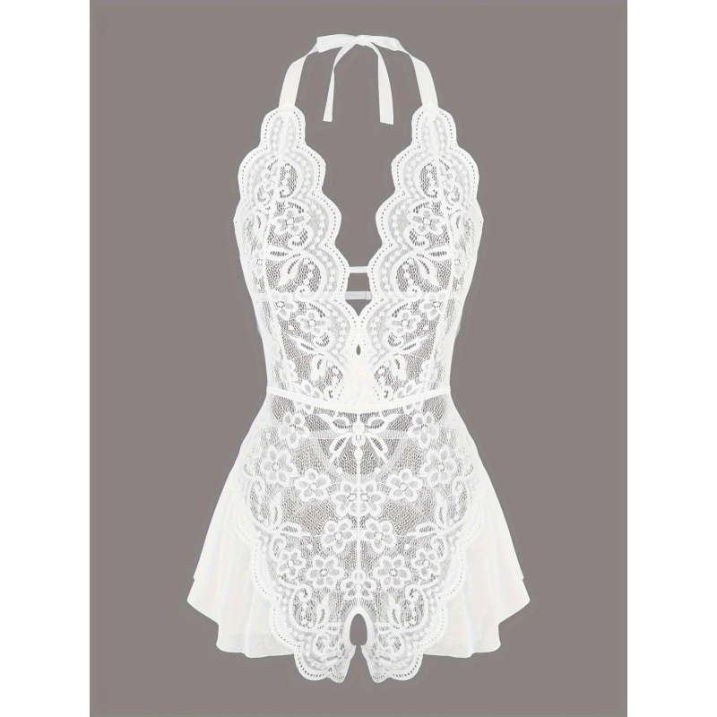 Charming Lace Mesh Teddy, Scal - Lace Teddy Lingerie incelemesi ve fiyatı