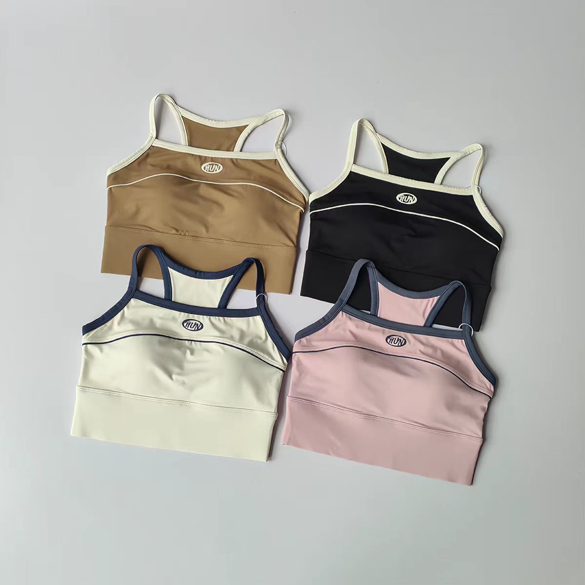 Women Color Block Sports Bra w - Push Up Bra Padded incelemesi ve fiyatı