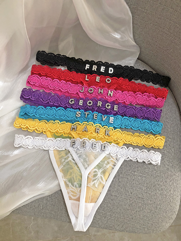 Custom Thong Panties with Name - Thong Bikini Women incelemesi ve fiyatı