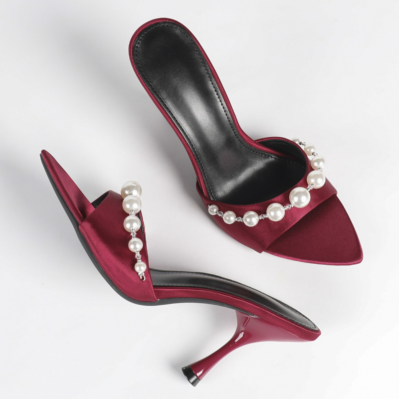 Elegant Satin Heeled Sandals W - Slip Dress Satin incelemesi ve fiyatı