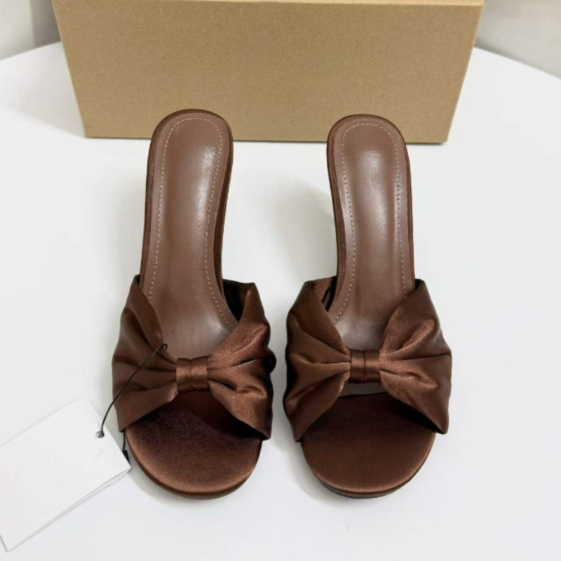 Satin Bow Mules High Heels For - Slip Dress Satin incelemesi ve fiyatı