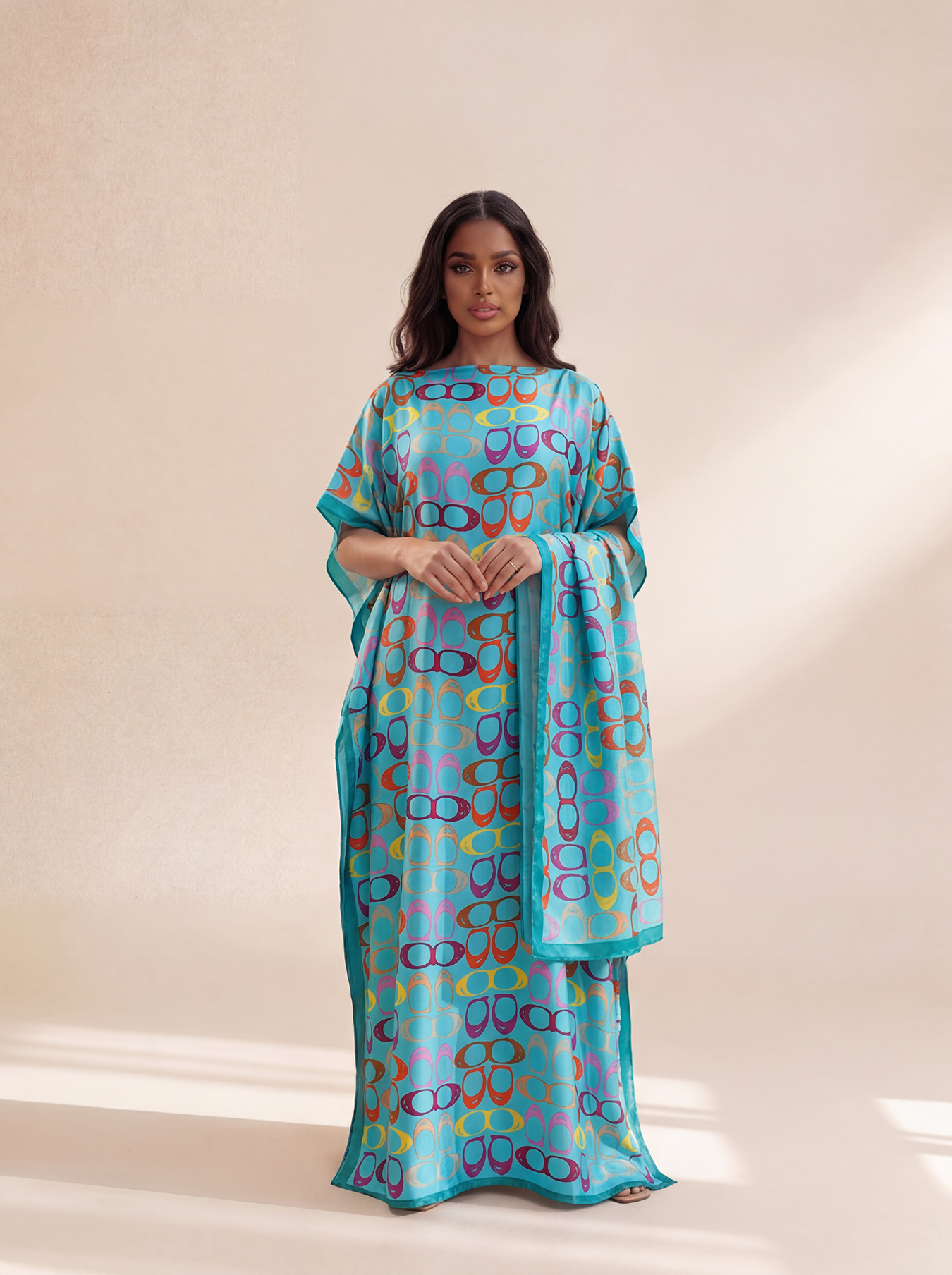 New Style Long Loose Silk Blen - Robe Silk Women incelemesi ve fiyatı