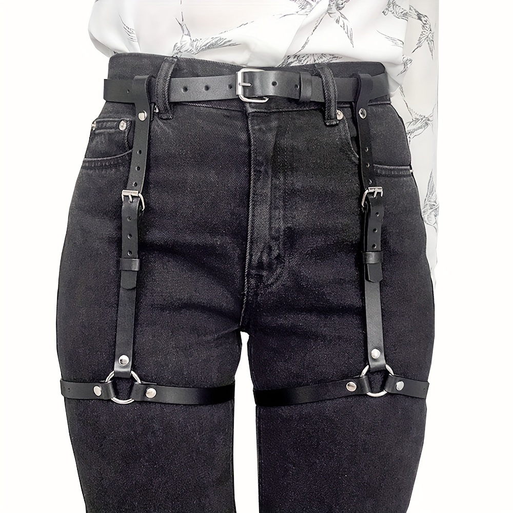 oth Punk PU Leather Full Waist - Garter Belt Set incelemesi ve fiyatı