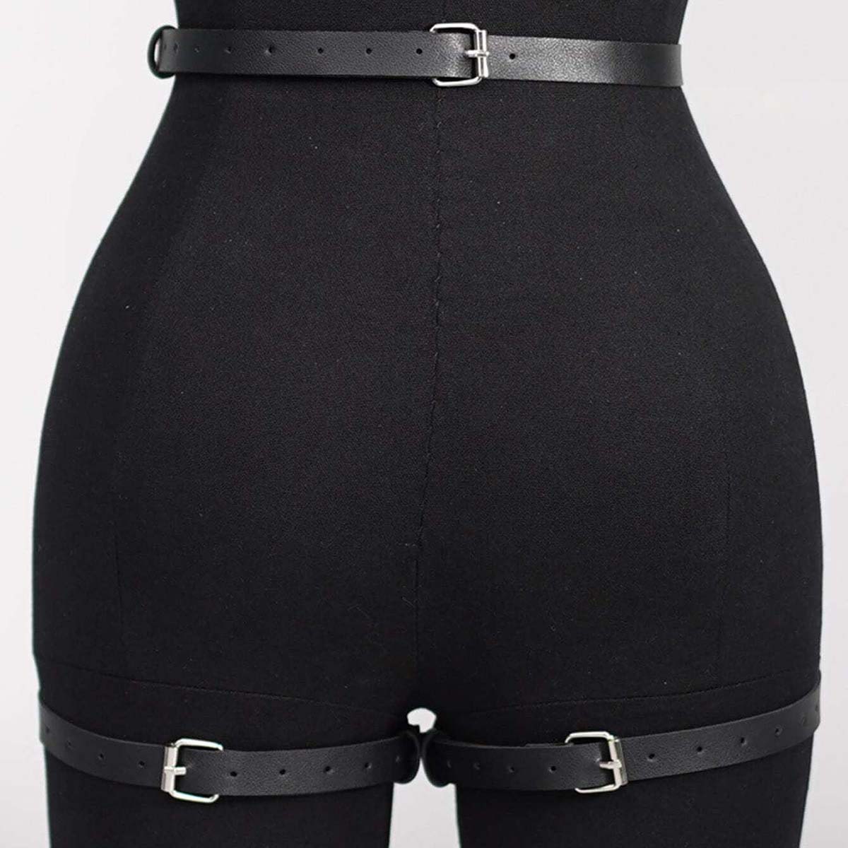 oth Punk PU Leather Full Waist - Garter Belt Set incelemesi ve fiyatı