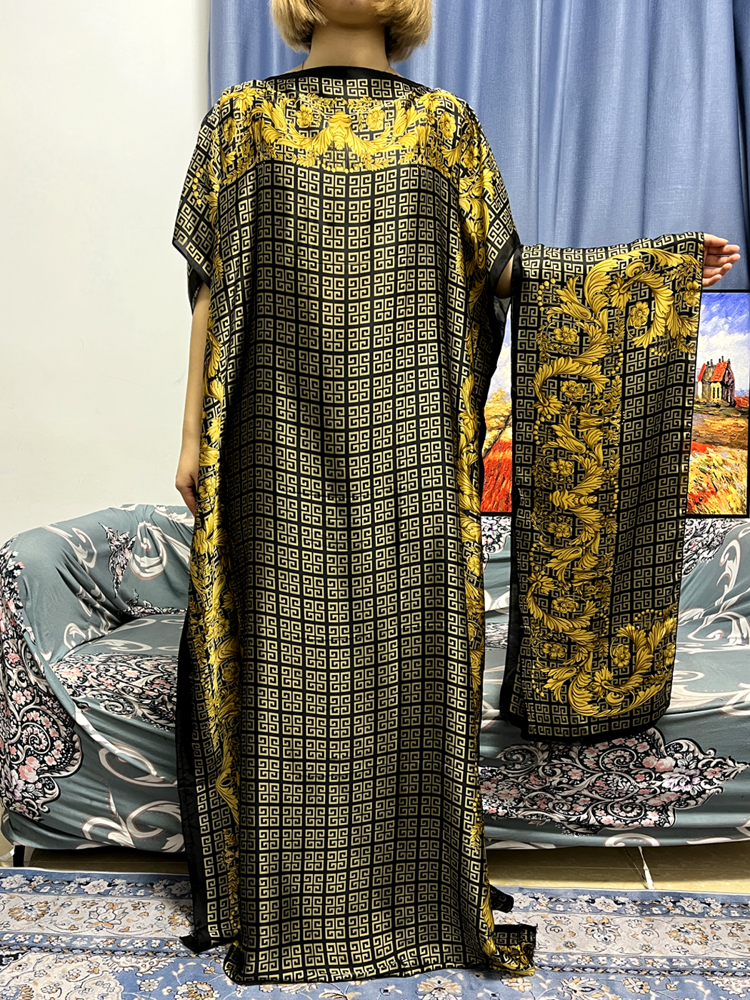 Abayas For Women Dubai Kaftan  - Robe Silk Women incelemesi ve fiyatı