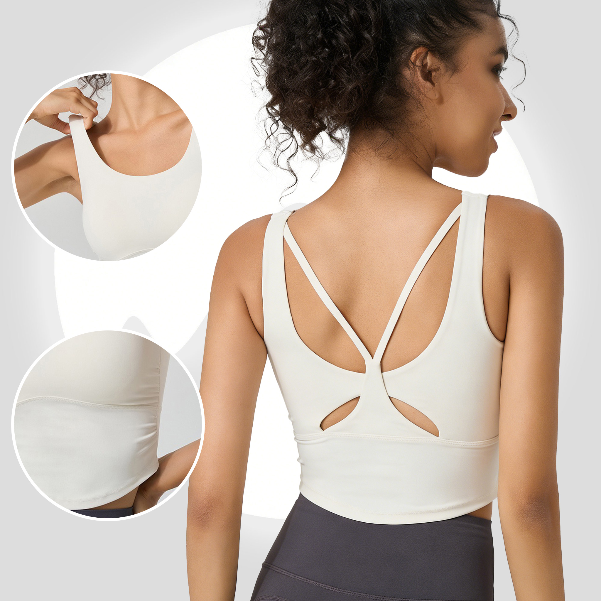 Women's Fixed Cup Yoga Sports  - Sports Bra High Impact incelemesi ve fiyatı
