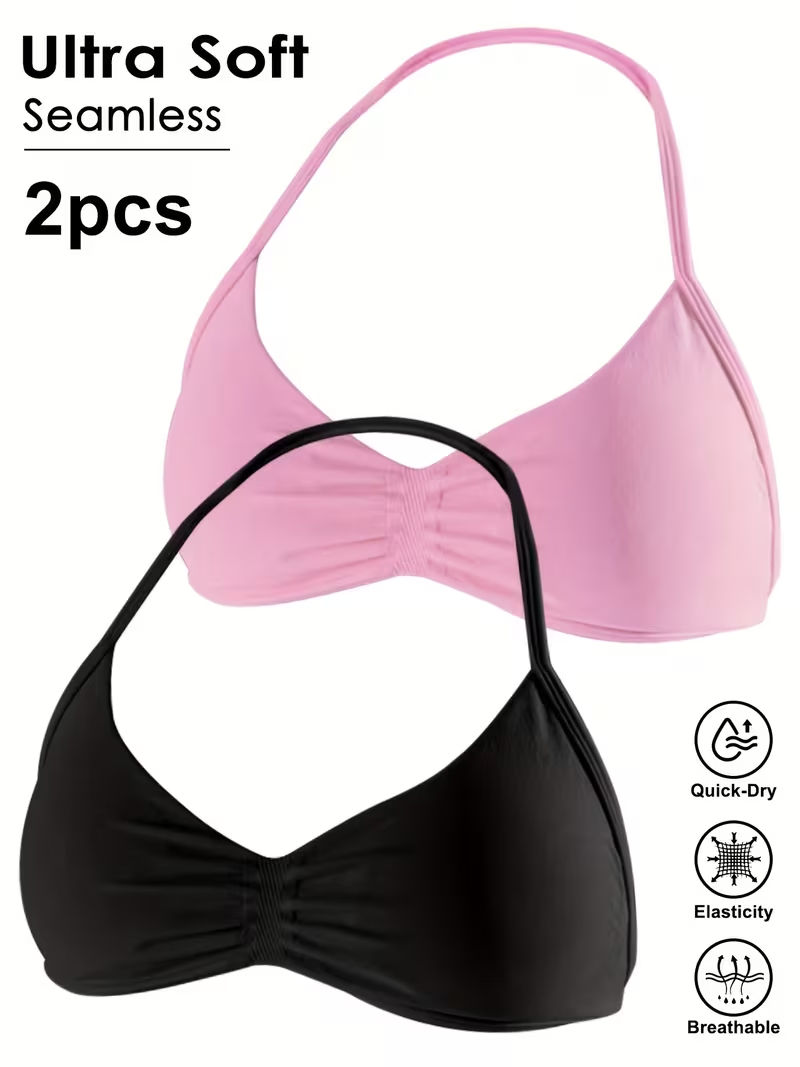 2pcs Seamless Sexy Open Back G - Push Up Bra Padded incelemesi ve fiyatı