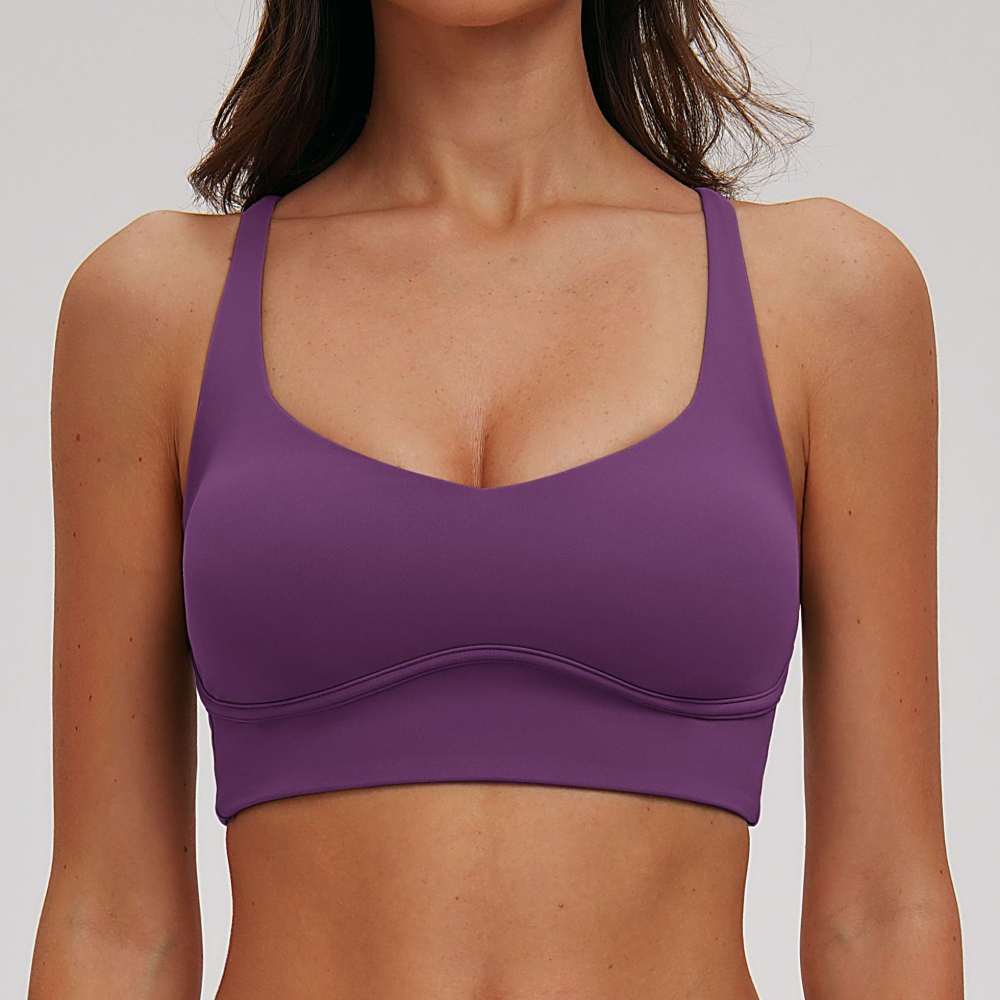 Sexy V-neck Sports Bra Yoga Un - Sports Bra High Impact incelemesi ve fiyatı