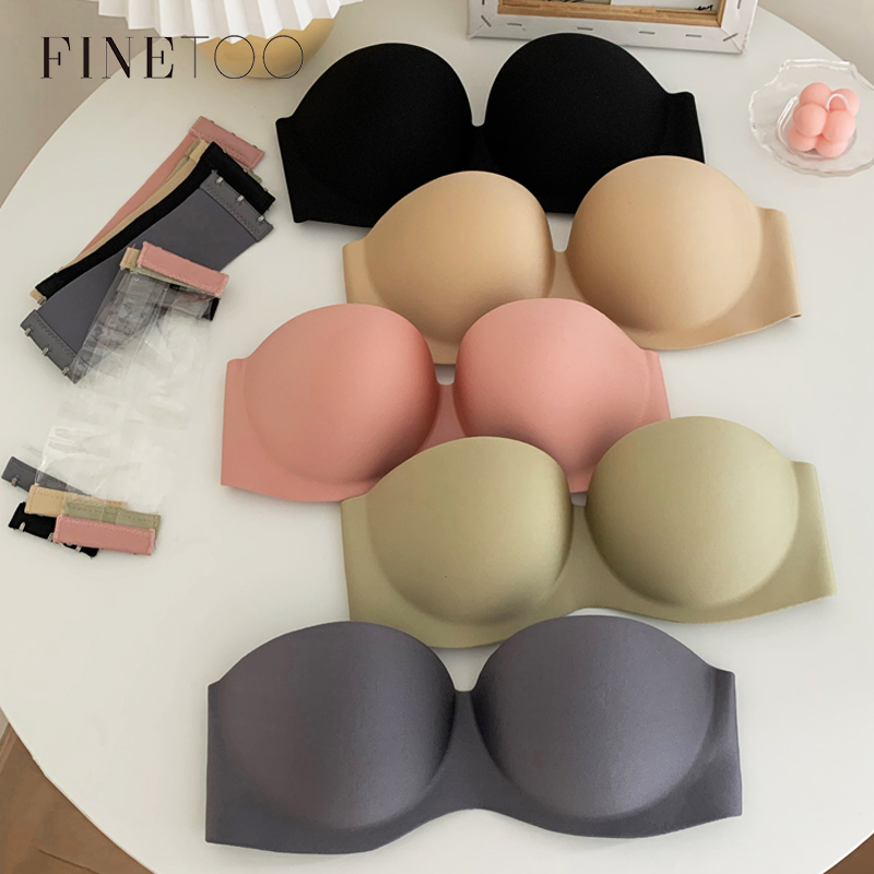 FINETOO Sexy Strapless Bras Wo - Bralette Wireless Soft incelemesi ve fiyatı