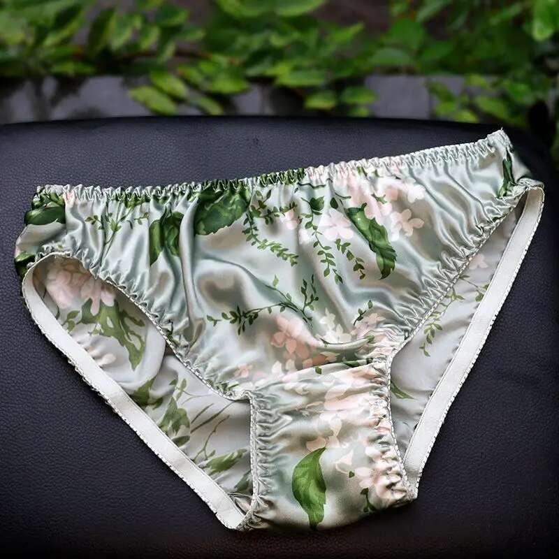 Summer Floral Print Ice Silk M - Boyshort Underwear incelemesi ve fiyatı