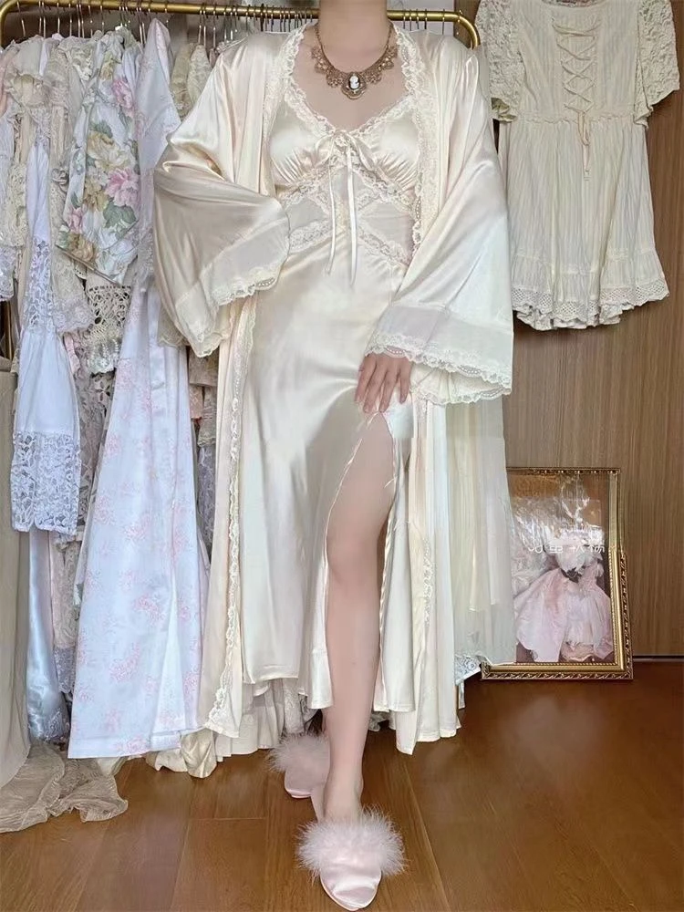 Silk Robe Gown Sets Women Gent - Robe Silk Women incelemesi ve fiyatı