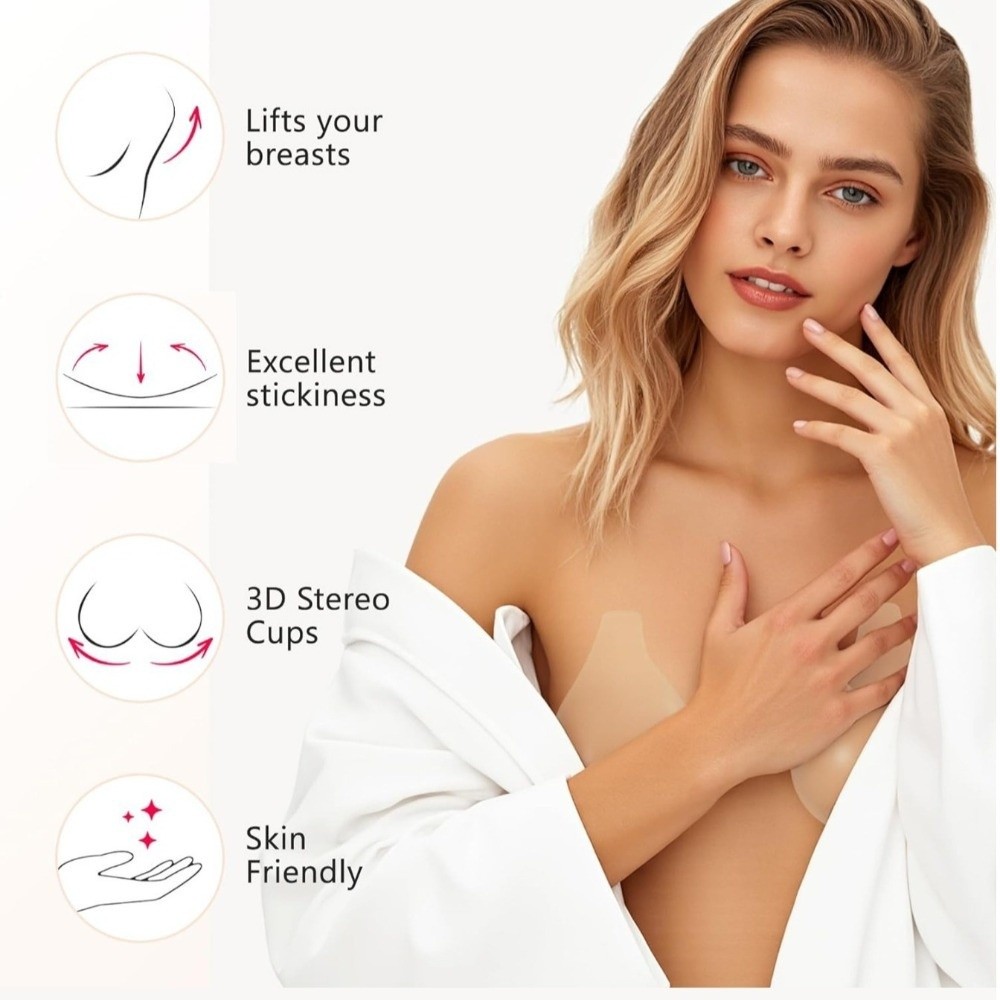 Seamless Silicone Nipple Cover - Silicone Bra Adhesive incelemesi ve fiyatı